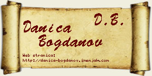 Danica Bogdanov vizit kartica